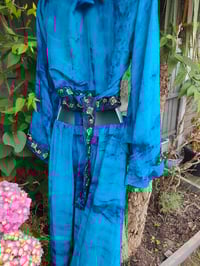 Image 6 of Athena Stevie Maxi Skirt Set Blue- waist goes to 42 inches and pulls tiny size