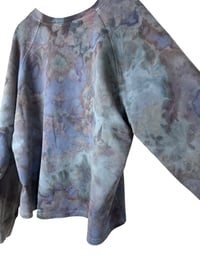 Image 7 of M 100% Cotton French Terry Sweatsuit Set in Dark Stormy Ice Dye