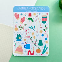 Image 1 of Winter Wonderland Sticker Sheet