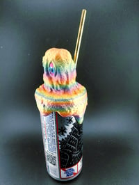 Image 4 of Pride Fundraiser Brewdorah Can Topper Buddy with Metal Straw