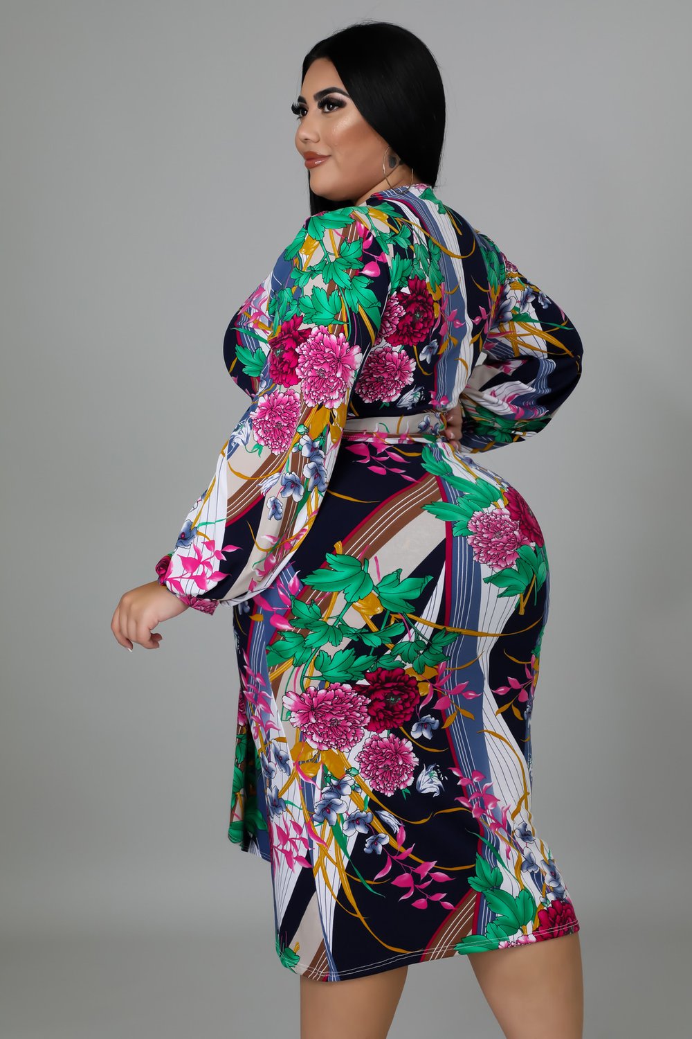 Image of EVA MIDI PLUS DRESS 