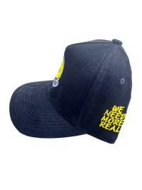 Image 2 of Black corduroy SnapBack 