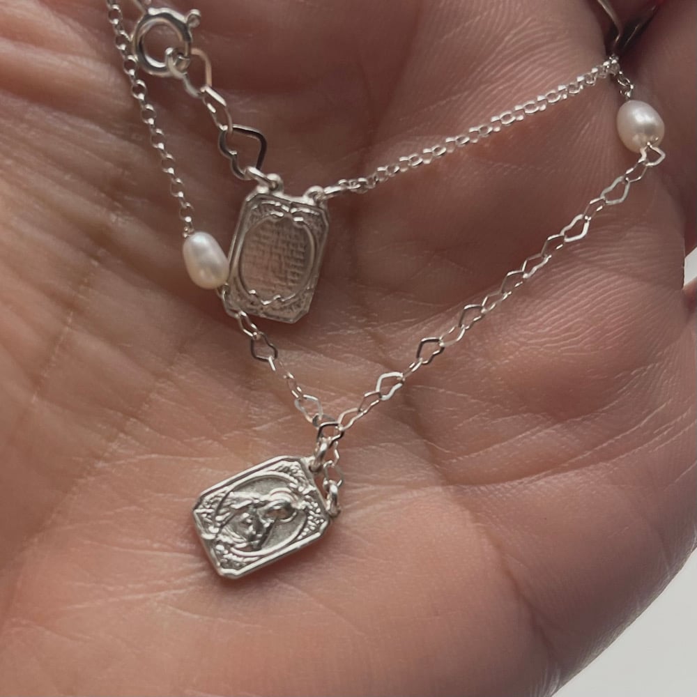 Image of escapulario necklace