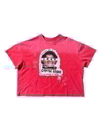 Image 1 of Fuck it crop tee (red)