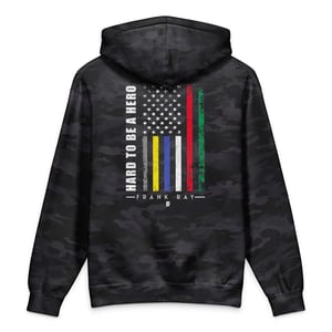 Image of Hard to be a Hero Heavyweight Hooded Sweatshirt