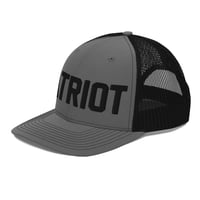 Image 4 of PATRIOT Charcoal/Black Richardson 112 Trucker Cap from PatriotsCo.com