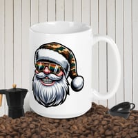Image 2 of The Cool Santa White glossy mug