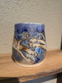 Image 3 of Kitty Love Folkart Cup