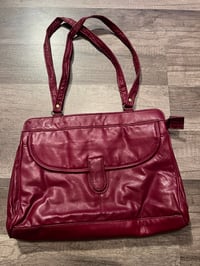 Image 1 of vintage red handle bag