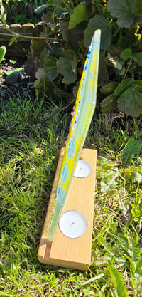 Image 5 of Fused Sunflower Double Tea Light Burner