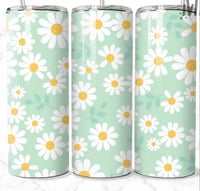 Mint flowers 20oz tumbler