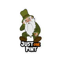 Drunk Irish Leprechaun Waterproof Vinyl Sticker