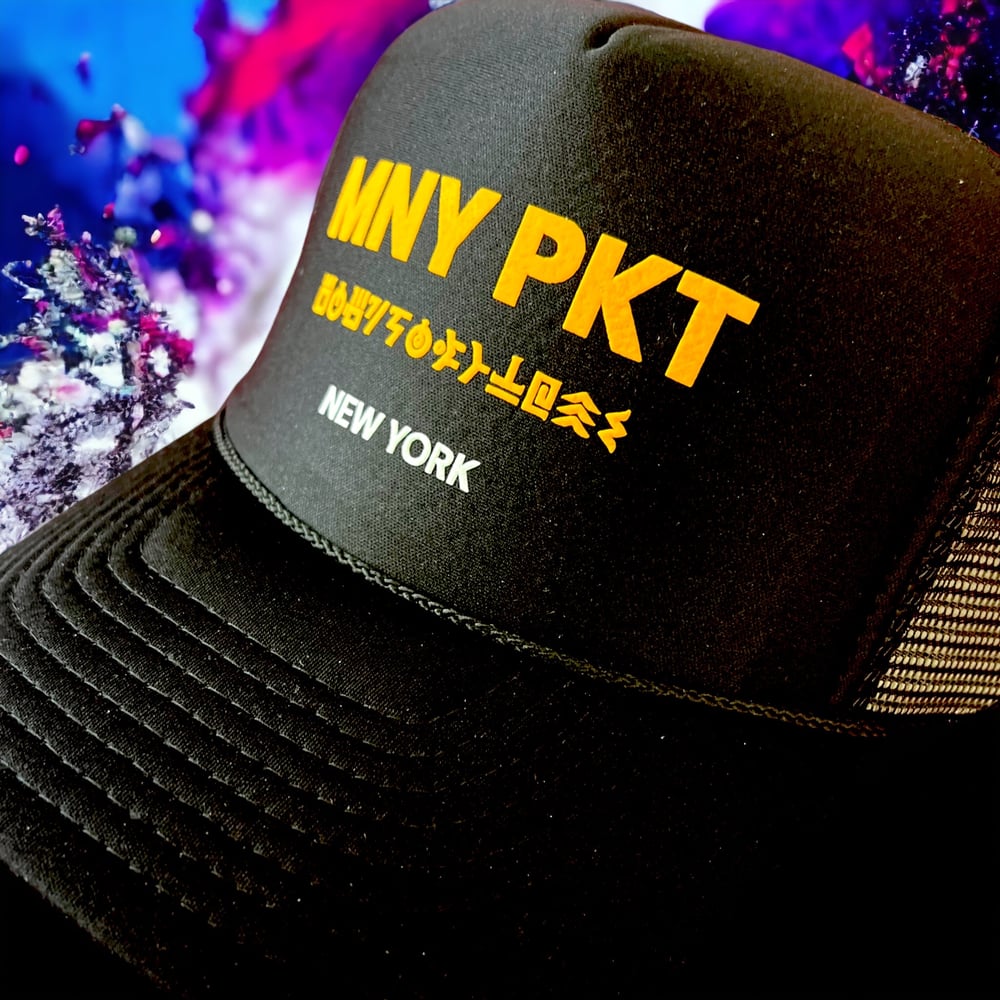 MNY PKT TRUCKER HAT// YELLOW 