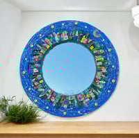 Image 5 of 2 Specchiere da collezione  “Notturno cittadino circolare “