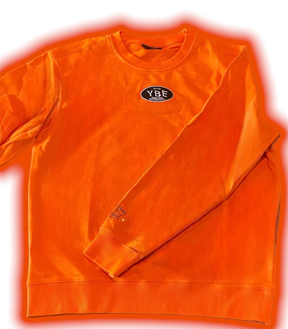 ✨Chase Your Dreams✨ orange crewneck sweatshirt
