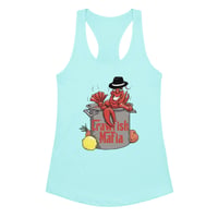 Image 3 of Crawfish Mafia Women’s fitted racerback tank top