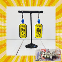 Shitshow Ticket Earrings