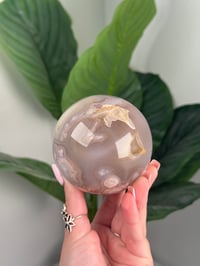Image 3 of FLOWER AGATE SPHERE -MADAGASCAR- A