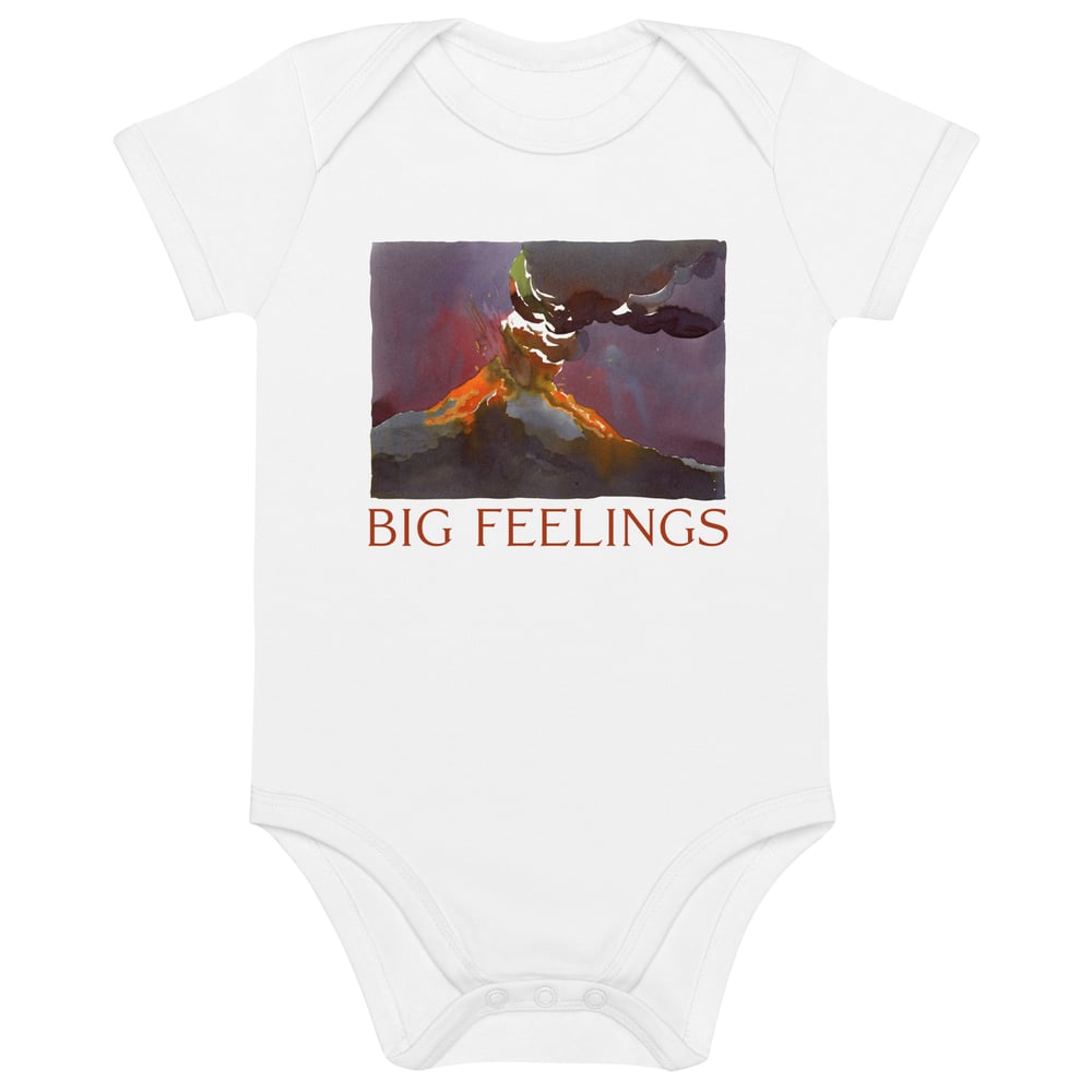 Image of Big Feelings Organic cotton baby onesie