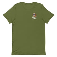Image 2 of Flaming Eye Tee - Olive