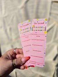 Image 1 of Bookmark | It's a great day to read | Review bookmark | Pink 