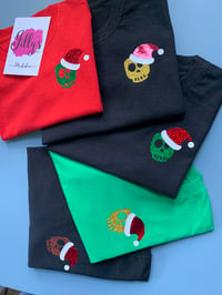 Image 1 of Christmas edition skye skull tee - child