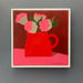 Image of Roses in a Handmade Jug