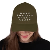Image 13 of MAGA Make America Great Again - Flex Fit Structured Twill Cap