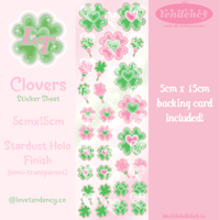 Clovers Sticker Sheet