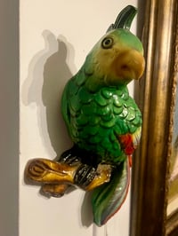 Image 3 of Midcentury Chalkware Parrot