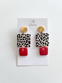 Paire de boucles d'oreilles céramique DOBLA + 2