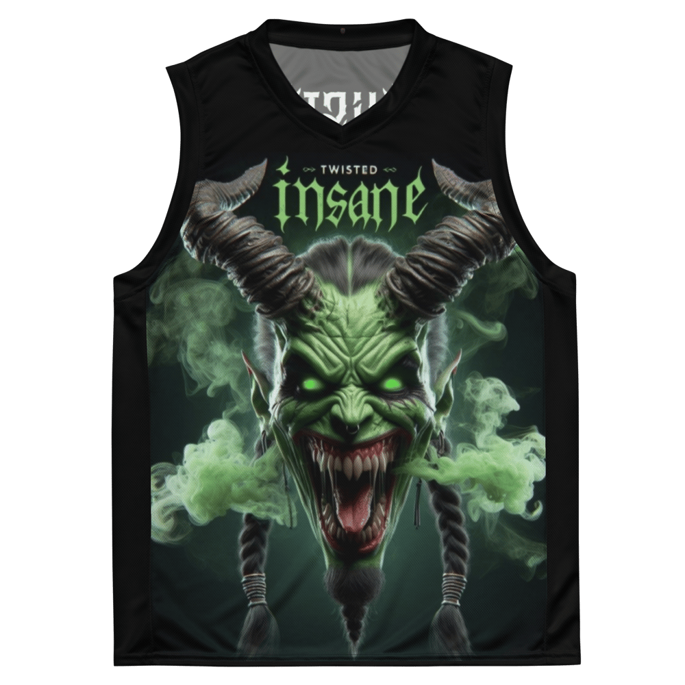 Image of TwistedInsanelaughnow basketball jersey