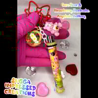 Image 2 of Care Bears X Strawberry Shortcake Keychain Battery 
