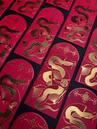 Image 2 of Year of the Snake Red Envelope Pack of 5