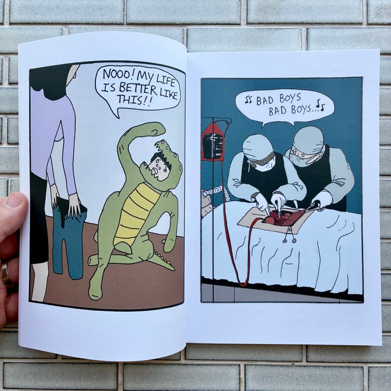 Creased Comics by Brad Neely Image 2