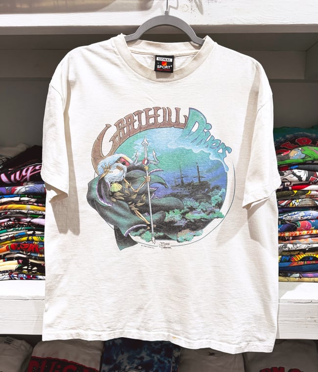 Grateful Dead 1995 Grateful Diver T-Shirt - Size L