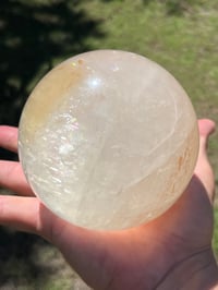 Image 4 of Large Calcite Sphere With Rainbows #2828