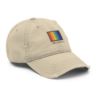 Image 6 of I Love LGTVHD+ Distressed Dad hat