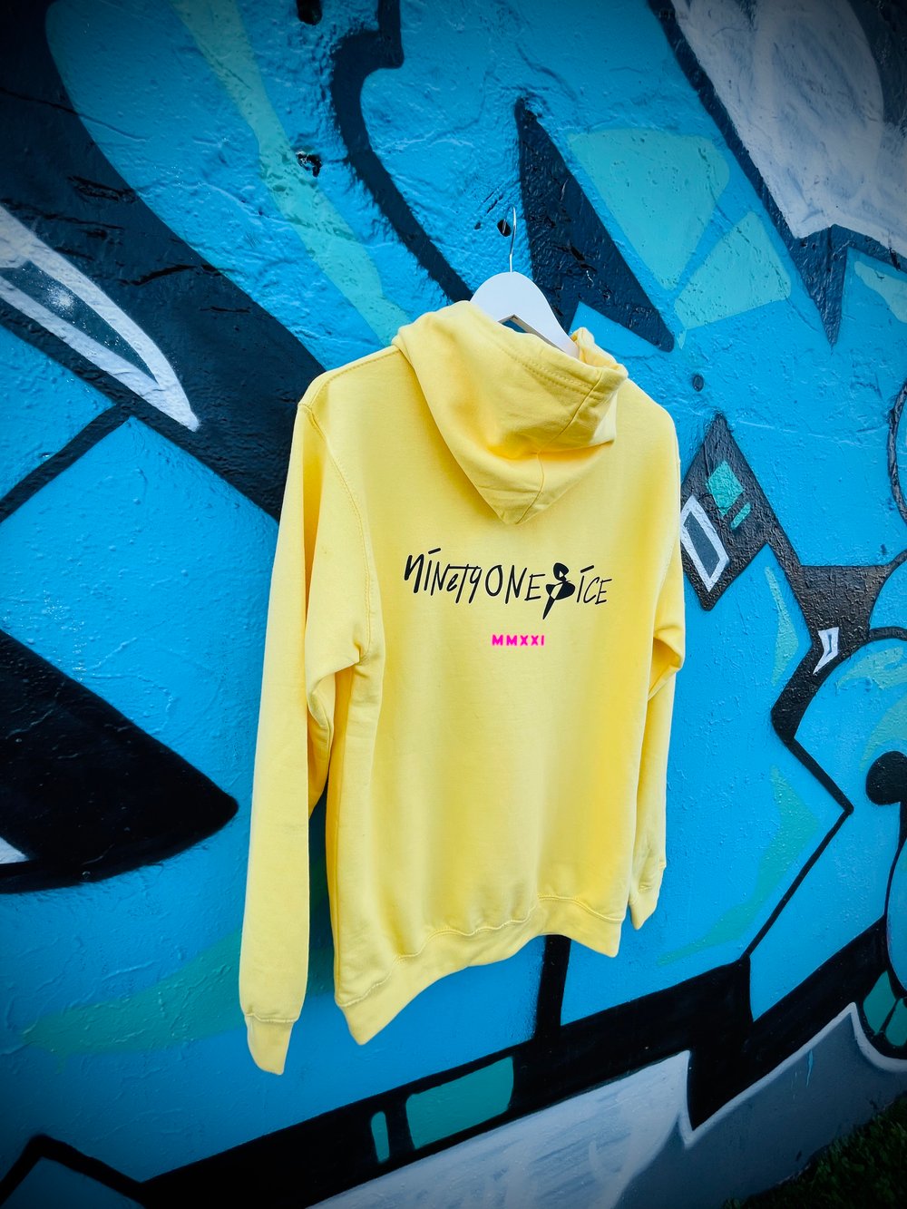 Image of Pastel Yellow Leopard Lighthouse Hoody