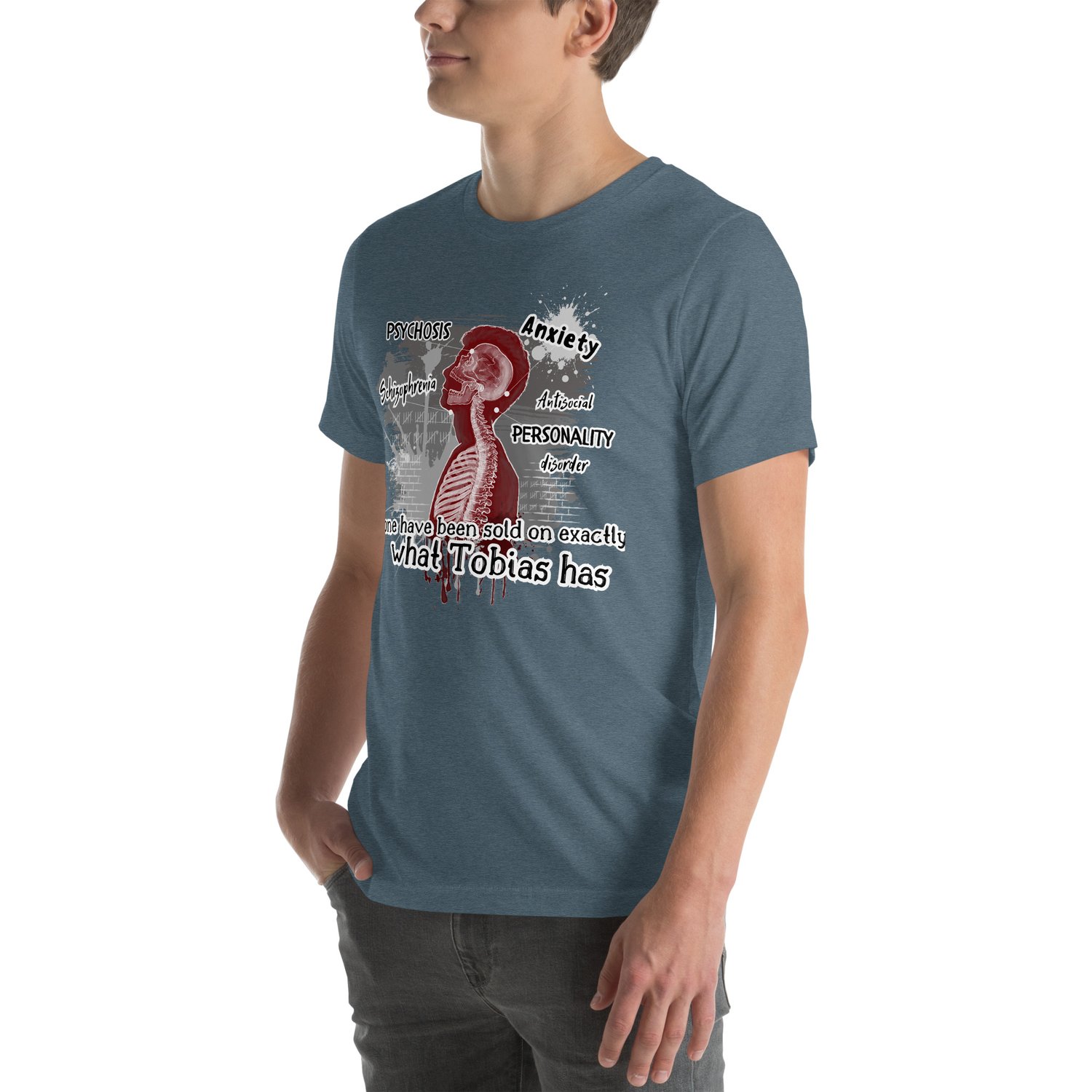 Image of Officially licensed Leigh Rivers Psychotic obsession Tobias Unisex t-shirt