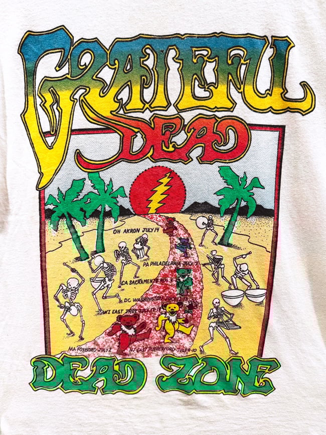 Grateful Dead 1989 Tour Lot T-Shirt - Fits M