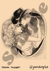 Kissing couple #1 - Tattoo ticket 