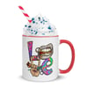 Love Hair Stylist WorkerMug with Color Inside