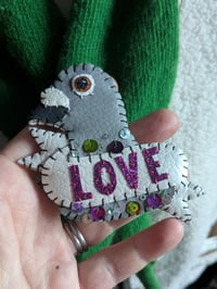 Image 5 of Disco Pigeon Brooch