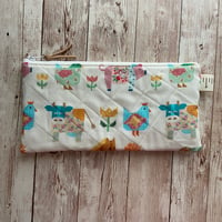 Image 4 of “Patchwork Farm” Medium/Small/OR Mini Quilted Zipper Bag