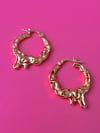 TEXTURED DRIP HOOPS