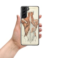 Image 9 of Antique Anatomical Illustration Human Posterior Musculature Clear Case for Samsung®