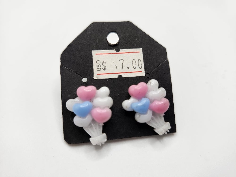 Image of Cotton Candy Balloon Post Earrings 