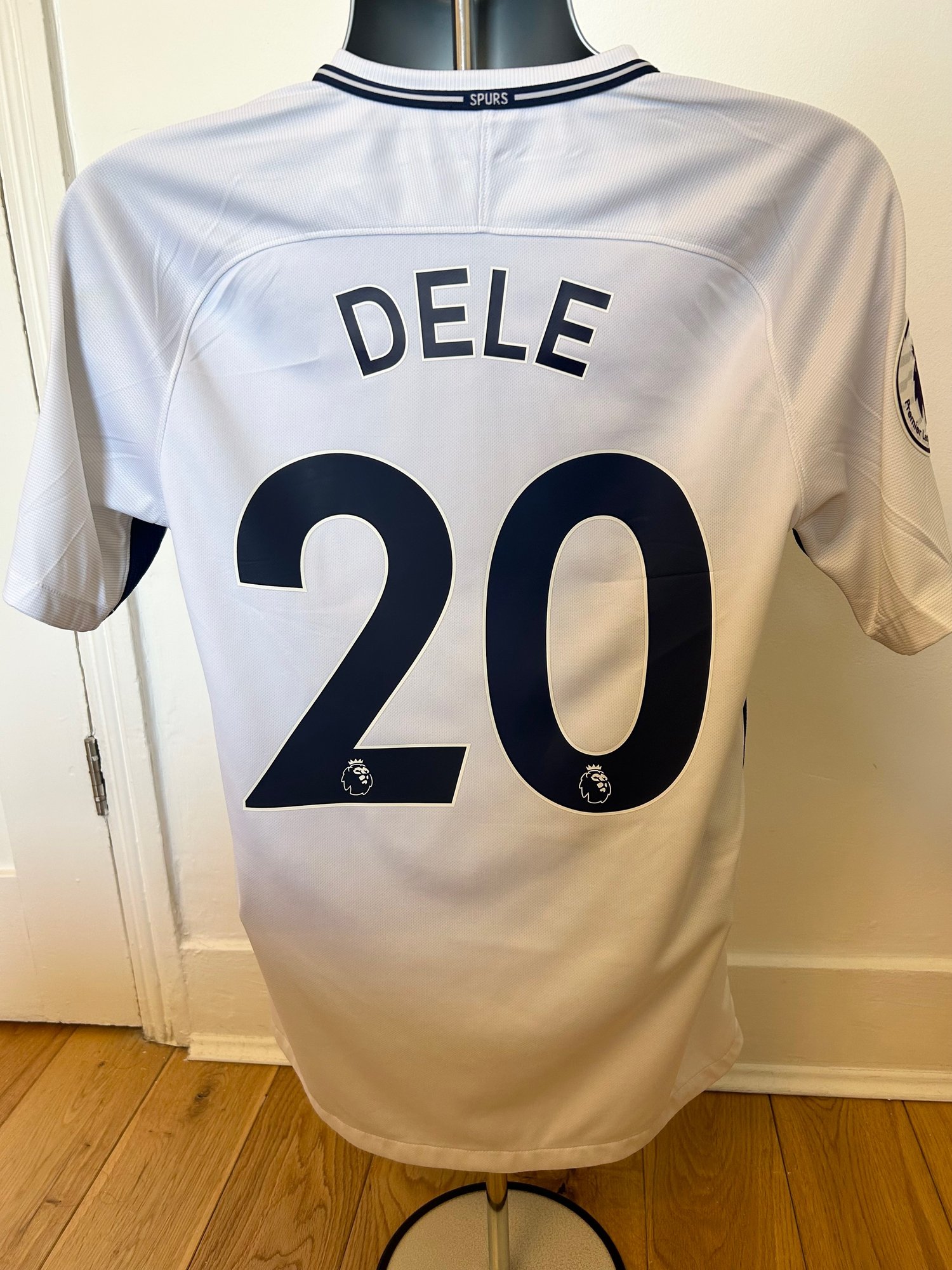 Image of Tottenham Hotspur “DELE 20” 2017/18 Home Shirt + PL patches 
