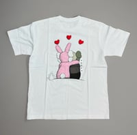 Image 1 of Kaws x Warhol Bunny Tee Sz L 